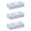 3Pcs Versatile Ceramic Chopsticks Holder White Dinner Spoon Stand 8