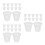 36Pcs Plastic Hydroponic Basket Pots White Mesh Cups for Garden Plants 8