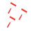 3Pcs Multi-Layer Coating Painting Roller Red Plastic Handle Wall Tool 6