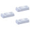 3Pcs Versatile Ceramic Chopsticks Holder White Dinner Spoon Stand 6