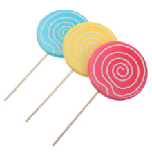 15Pcs Lightweight Foam Candy Props Assorted Color Jumbo Lollipop Decor