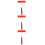 3Pcs Multi-Layer Coating Painting Roller Red Plastic Handle Wall Tool 8