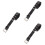 3Pcs Practical Black Erhu Supporting Belt Adjustable for Performance 6