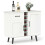 Moderner Buffet 90 x 40 x 79 cm mit Weinfach und Schublade 1