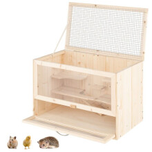 Gaiola para hamster com teto dobrável 60 x 35,5 x 42 cm espaço de jogo
