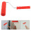 3Pcs Multi-Layer Coating Painting Roller Red Plastic Handle Wall Tool 11