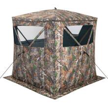 Draagbaar jachtverblijf 147 x 147 x 168 cm met 270 camouflage