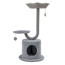 Kattenboom 50 x 50 x 106 cm met condo-perchoir en 2 ballen