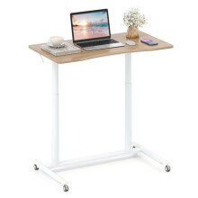 Escritorio móvil de pie ajustable 95 x 52 x 70-106 cm movilidad óptima diseño compacto en