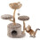 Katzenbaum 60 x 105 cm mit 4 Ebenen und modernem, sicherem Condo 1
