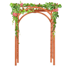 Arche de jardin 160 x 60 x 217 cm pour plantes grimpantes décorative en bois