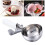 2Pcs White Stainless Steel Ice Cream Scoop Kitchen Tool for Easy Use 11