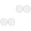 4Pcs Dumplings Mold White Easy-Clean Jiaozi Maker for Home Use 3