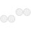 4Pcs Dumplings Mold White Easy-Clean Jiaozi Maker for Home Use 4