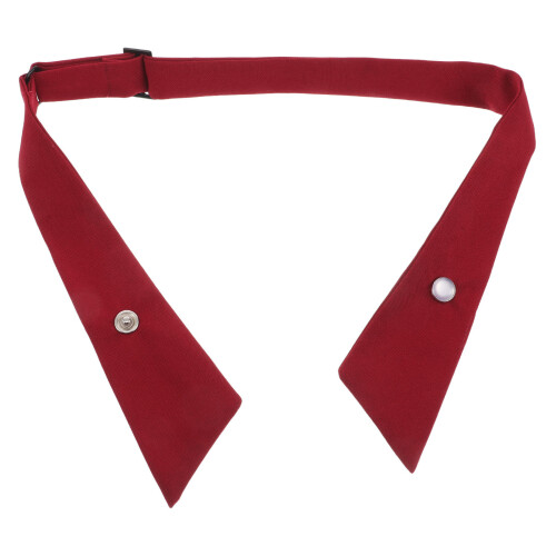 4Pcs Red Stylish Polyester Bow Tie Brooches for Uniform Cosplay Events 2