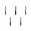 5Pcs Lightweight Black Paint Stir Sticks for Home Use ABS 9