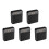 5Pcs Compact Black ABS Hidden Storage Container for Cash Jewelry 4