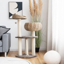 Albero per gatti 45 x 45 x 104 cm con ceste confortevoli e pali in