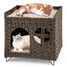 Casa per gatti pieghevole 50,5 x 45 x 50 cm comfort ottimale finitura elegante atmosfera