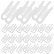 800Pcs White Shirt Shaping Clips Plastic Garment Fixing Clamps