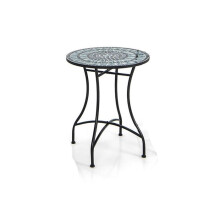 Ronde bistrotafel 60 x 72 cm met mozaïekpatronen voor balkon tuin
