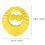 3Pcs Infant Shower Cap Yellow Adjustable Waterproof Shampoo Shield Hat 1