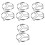 8Pcs Silver Heat-Resistant Steamer Rack for Pot Cooking and Baking 5