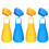 4Sets Kids Painting Smock Waterproof Adjustable Apron Assorted Colors 2