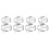 8Pcs Silver Heat-Resistant Steamer Rack for Pot Cooking and Baking 6