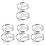 8Pcs Silver Heat-Resistant Steamer Rack for Pot Cooking and Baking 4