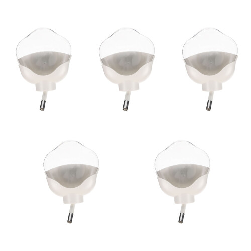 5Pcs White Hamster Water Dispenser Automatic Leak-Proof Pet Bottle 2