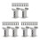 36Pcs Light Grey Plastic Train Track Pillars Elevated Support Blocks 9