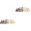 64Pcs Chic Wooden Chess Pieces Brown White for Kids’ Skill Development 3