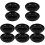 10Pcs Portable Black Car Ashtray Plastic 7 Slots Stable Secure Design 4