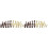 64Pcs Chic Wooden Chess Pieces Brown White for Kids’ Skill Development 2