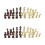 64Pcs Chic Wooden Chess Pieces Brown White for Kids’ Skill Development 5