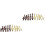64Pcs Chic Wooden Chess Pieces Brown White for Kids’ Skill Development 4