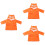 3Pcs Toddler Bathrobe Towel Shower Drying Cape Set 6