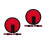 6Pcs Durable Nylon Fishing Lure Wraps Red Bait Hook Protective Covers 7