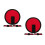 6Pcs Durable Nylon Fishing Lure Wraps Red Bait Hook Protective Covers 6