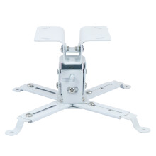 2Pcs Universal Wall Mount Projector Holder White Durable Steel Bracket