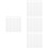 80Pcs White Pollinator Pens Plastic Vegetable and Fruit Planting Tools 8