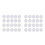 100Pcs Insert Balls White Plastic Squeaker for Repairs 7
