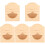 5Pcs Wooden Bunny Hay Feeder Rack Cage Container for Hamsters 2