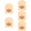 5Pcs Wooden Bunny Hay Feeder Rack Cage Container for Hamsters 10