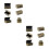 12Pcs Durable Plastic Pirate Storage Boxes Kids Keepsake Party Boxes 6
