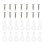 125Pcs Glass Panel Support Clips Transparent for 4Mm Glass Or Plastic 2