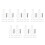 125Pcs Glass Panel Support Clips Transparent for 4Mm Glass Or Plastic 7