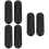 6Pcs Outdoor Cable Cover Black Plastic Cord Protective Storage Boxes 7