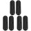 6Pcs Outdoor Cable Cover Black Plastic Cord Protective Storage Boxes 2